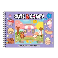 Livro de Colorir Adulto Cute & Comfy Super Extra Edição 01 - Capa Holográfica - imagem 2