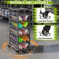 Rack de Armazenamento para 50 Latas de Tinta Spray Yeshine - Organize Sua Oficina com Estilo - imagem 5