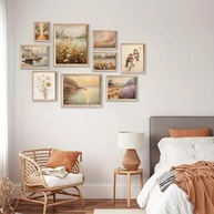 Pôsteres Vintage para Decoração de Parede - Estilo Country Francês com Arte Boho e Flores Ecléticas - imagem 3