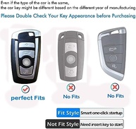 Capa para chave de couro genuíno BMW com chaveiro para BMW 1 3 4 5 6 7Series X3 X4 X5 X6 M5 M6 3GT 5GT - imagem 3