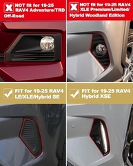 Kit Faróis de Neblina LED com DRL Âmbar para Toyota RAV4 2019-2025 - Segurança e Estilo - imagem 3