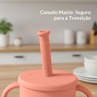 Copo de Treinamento Life com Canudo Antivazamento 150ml - Seguro e Prático para Bebês e Crianças - imagem 5