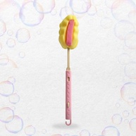 Escova Lava Mamadeira e Copo com Cabo Ajustável - Cabeça de Espuma Macia, Não Risca, Ideal para Limpeza Profunda - imagem 1