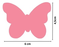 Adesivo de Parede Infantil 72 Borboletas Rosa - Decore o Quarto da Menina com Magia! - imagem 3