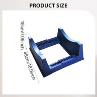 Suporte de Pneus Ajustável Azul: Exiba e Organize Rodas com Estilo e Praticidade - imagem 3