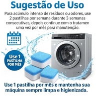 Pastilhas para Limpeza de Máquina de Lavar Roupas - Kit com 12 Unidades | Limpeza Profunda e Eficiente para Todos os Modelos - imagem 5
