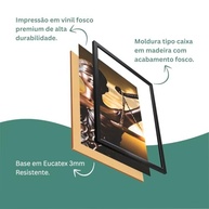Quadro Decorativo de Parede com Paisagem de Pôr do Sol na Praia - Moldura Premium 60x90cm - imagem 5