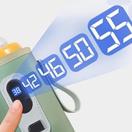 Aquecedor de Mamadeira USB com Tela LCD | Aquecimento Preciso e Portátil para Viagens (Verde) - imagem 3