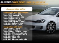 Bomba de Combustível Alta Pressão Audi A3 Q3 TT TTS VW Beetle CC Eos GTI Jetta Passat Tiguan - 06H127025N - imagem 3