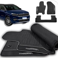 Conjunto de Tapetes Emborrachados Premium para Commander 2022-2025: Proteção e Estilo para Seu Veículo - imagem 1
