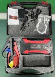 Auxiliar de Partida Portátil 21000mAh: Power Bank, Compressor de Ar e Lanterna para Carro e Moto - imagem 5