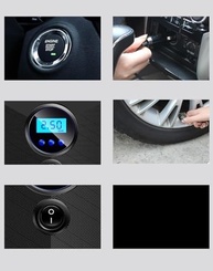 Compressor de Ar Digital 12V: Inflador Rápido para Pneus, Bolas e Mais com Lanterna Integrada - imagem 3