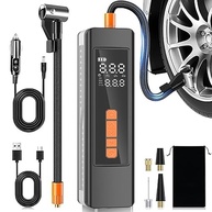Compressor de Ar Portátil: Inflador de Pneu Sem Fio com Medidor Digital - imagem 2