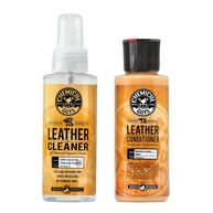 Chemical Guys SPI_109_04 Limpador e Condicionador de Couro Kit Completo de Cuidados de Couro para Uso em Interior de Carros, Vestuário de Couro, Móveis, Sapatos, Botas, Bolsas e Mais (Garrafas de 60 - 118 ml) - imagem 1