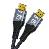 Cabo HDMI 2.2 NFHK 16K/8K/4K UHD 96Gbps - Conexão de Alta Performance para HDTV, Desktop e Laptop (200cm) - imagem 2