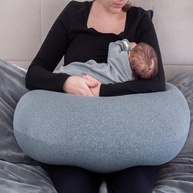 Almofada de Amamentação Silver Mama Mescla Claro - Conforto e Suporte para Mães - imagem 3
