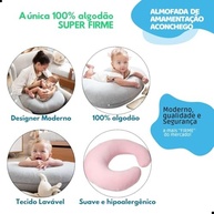 Almofada de Amamentação BENIBEE Rosa - Conforto e Segurança para Mães e Bebês - imagem 4