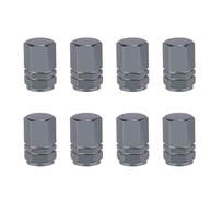 Conjunto 8 Tampas de Válvula de Pneu Cinza - Proteção Essencial para Seu Veículo - imagem 2