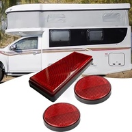 Conjunto de 3 Refletores Noturnos para Barcos, Adesivos Refletivos de Alta Qualidade, Alto Desempenho E Alta Visibilidade, Vermelho - imagem 4
