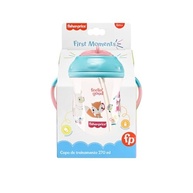 Copo de Treinamento com Canudo First Moments 270ml Rosa Fisher Price - Segurança e Conforto para Bebês - imagem 5