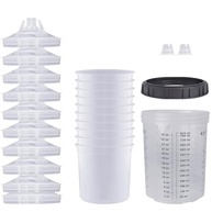 Copos de Tinta Descartáveis 800ml - Sistema de Mistura Automotiva com 10 Copos e Acessórios - imagem 2