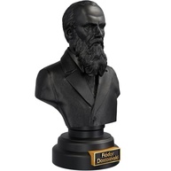 Busto de Fiodor Dostoiévski em Cor Aurum Noctis - Estátua de Escritor Russo para Decoração e Inspiração Literária - imagem 3