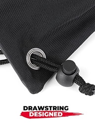 KEMIMOTO Bolsa para capacete, bolsa de cordão leve de grande capacidade para motocicleta, motocross, corrida, quadriciclo, UTV, snowboard, esqui, ciclismo, equitação, soldagem, capacete - imagem 4