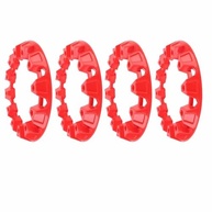 Revestimento de Cubo de Roda ATV 10" Vermelho - Cryfokt Hub Chutzdekor para Go Kart e Motos - imagem 5