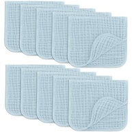 Comfy Cubs Panos para Arrotar de Musselina 6 Camadas - 10 Unidades Grandes em Algodão Macio e Ultra Absorvente - imagem 2