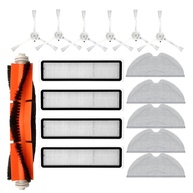 Kit de Acessórios para Aspirador Dreame D9, D9 Max, D9 Pro, L10, L10 Pro - 1 Escova Principal, 4 Filtros HEPA, 6 Escovas Laterais, 5 Pano de Mop - imagem 1