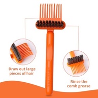 Ferramenta de Limpeza de Escova de Cabelo 2 em 1 - Design Ergonômico e Versátil para Casa e Salão - imagem 5
