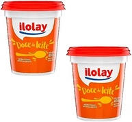 2 Pote De Doce De Leite Argentino Ilolay 400g Original - imagem 1