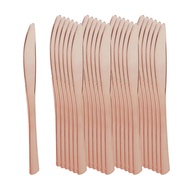 Conjunto de 25 Peças de Utensílios de Mesa Plásticos Descartáveis Minimalistas - Ideal para Festas, Churrascos e Eventos - imagem 1