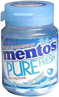 Chiclete Mentos Pure Fresh Mint, Goma de Mascar, Paquete de 6 unidades - 336 g - imagem 1