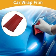 Película de Fibra de Carbono 3D Vermelha para Carro - 0,6m x 1,5m | Capa de Vinil PVC 5,5 Mil com Proteção Antiarranhão - imagem 3