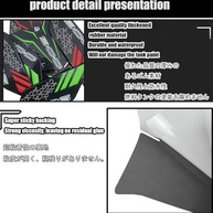 Adesivo Protetor de Tanque de Combustível Fibra de Carbono para Kawasaki Z900 / Z900SE 2025 - Antiderrapante e Estiloso - imagem 5