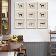 LOARTVE 9 Peças de Pôsteres de Cavalo Vintage - Arte de Parede Rústica para Decoração de Casa e Escritório - imagem 5