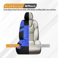 2 peças de capa de assento dianteiro de carro com 2 capas de encosto de cabeça, capas de assento respiráveis à prova d'água para assentos dianteiros, protetor universal de assento acessórios - imagem 5