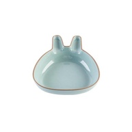 Prato Criativo de Cerâmica com Design de Coelho Azul - Utensílio de Mesa Moderno e Versátil - imagem 2