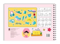 Livro de Colorir Adulto Cute & Comfy Super Special Edição 12: Dia de Skin Care com Capa Holográfica - imagem 5
