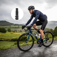 Elevador de haste de bicicleta, extensor de guidão de bicicleta ajustável, garfo de alumínio, aumenta a barra para 5,4 para montanha, estrada, MTB, BMX, ciclismo - imagem 3