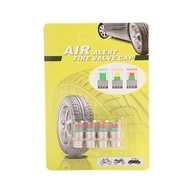 4 Tampas de Válvula Monitor de Pressão de Pneu Universal - Segurança Visual e Economia - imagem 5