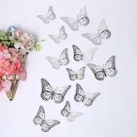 72 Peças de Decoração de Borboleta - Adesivos e Enfeites para Festas, Quartos e Artesanato - imagem 2