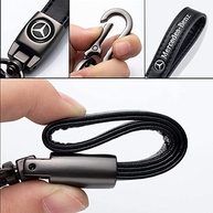 Tampas de válvula de pneu e chaveiro de metal Combo compatível com Mercedes Benz Série CESM CLK GLK GL AB AMG, tampas de proteção contra poeira para pneus de carro, acessórios de carro - imagem 5