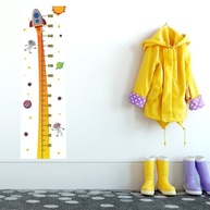 Régua de Crescimento Infantil Adesivo de Parede Foguete - Decoração e Registro de Altura para Quarto de Criança - imagem 5