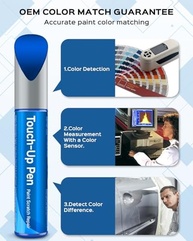 Kit de Tinta de Retoque Metálica Azul Celeste para Honda - Reparo Profissional de Arranhões - imagem 3