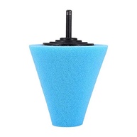 Almofada de Polimento em Forma de Cone para Rodas de Carro – Espuma Reutilizável com Furadeira - imagem 2