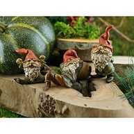 Estátua de Gnome de Jardim em Miniatura - Decoração Encantadora para Terrários e Ambientes - imagem 5