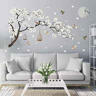 Decalques de Parede 3D Árvore de Cerejeira - Adesivos Decorativos para Quarto e Sala - imagem 4