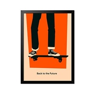 Quadro Poster De Volta para o Futuro Skate 33x23cm - Decore Sua Parede com Estilo Nostálgico - imagem 2